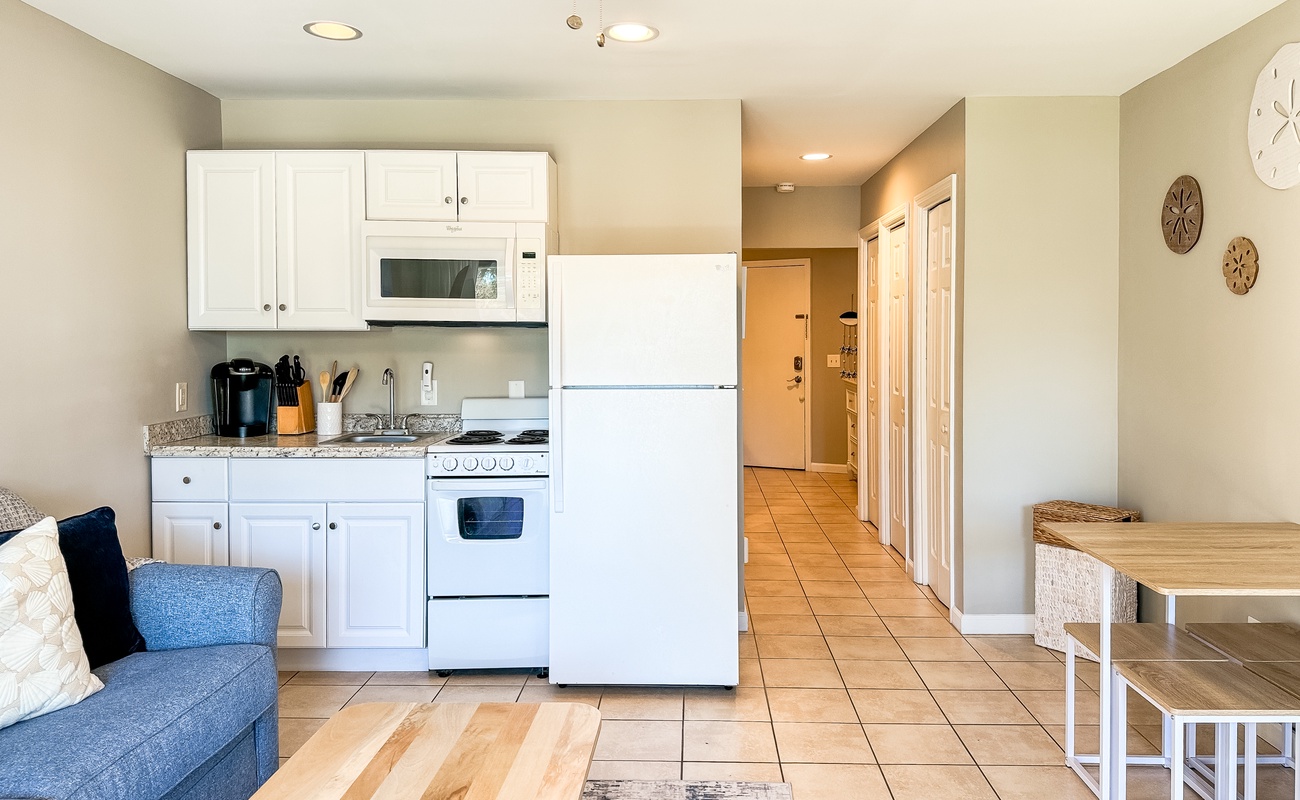 Kitchen and Living Area