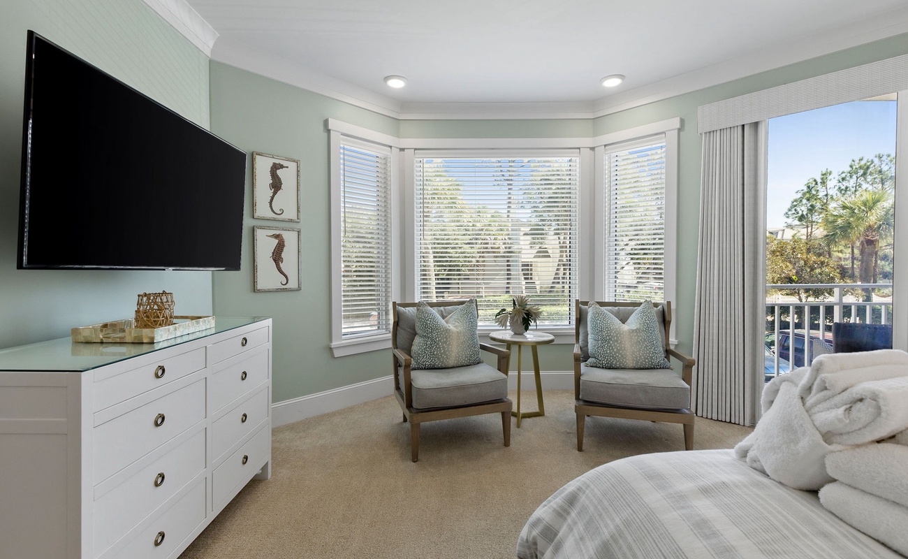 Primary Suite with Balcony (Right Side of Villa)