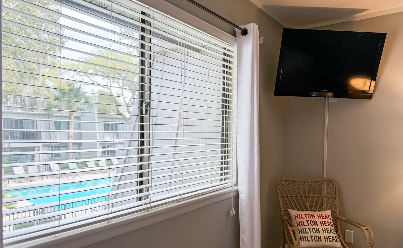 Downstairs King Suite with Pool View
