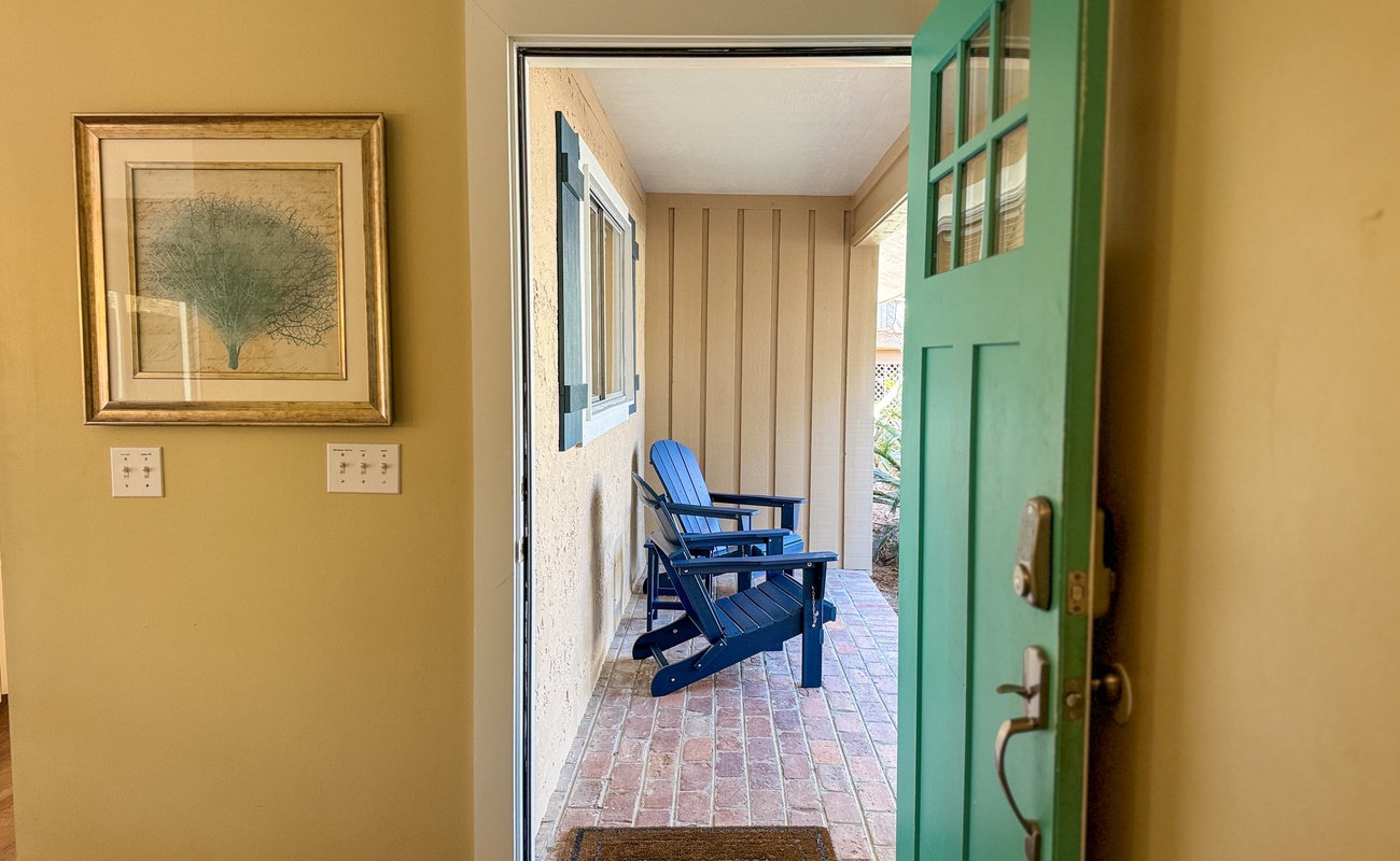 Adirondack Chairs at Entrance
