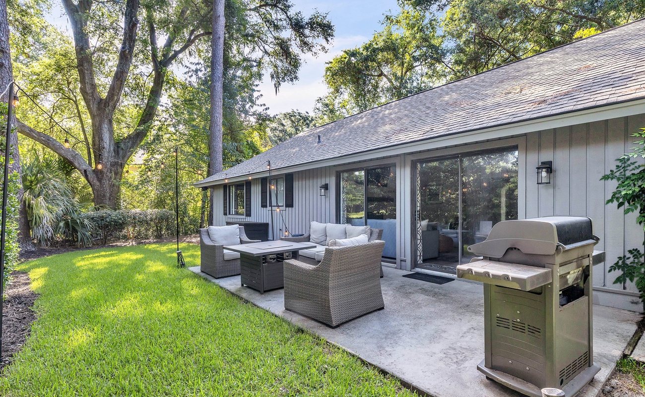 Private Patio Overlooking Golf Course