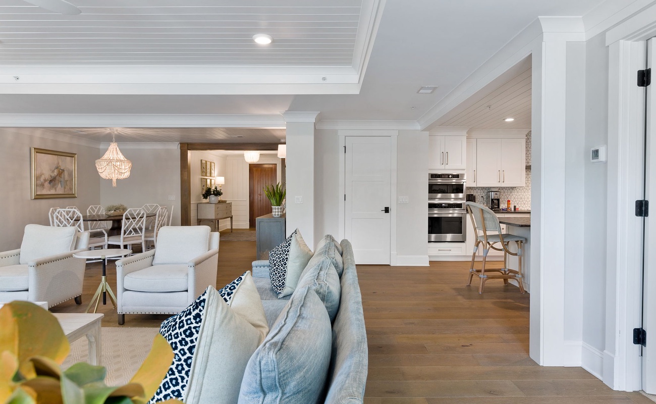 Living Area and Kitchen