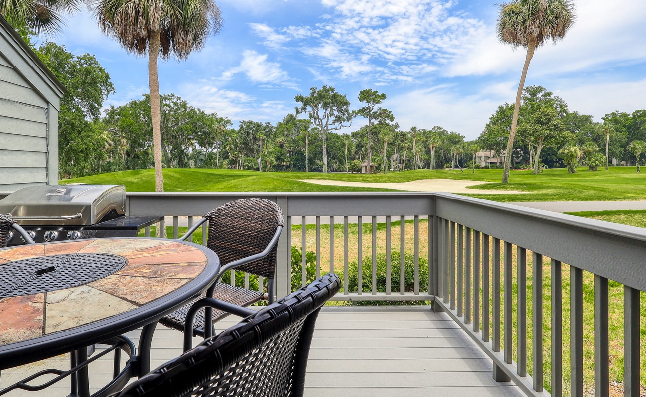 Patio with Golf Course Views