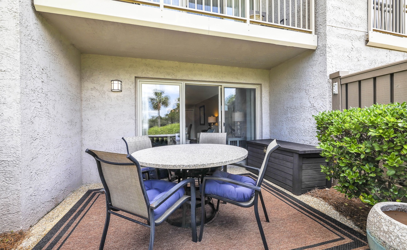 Private Patio with Seating