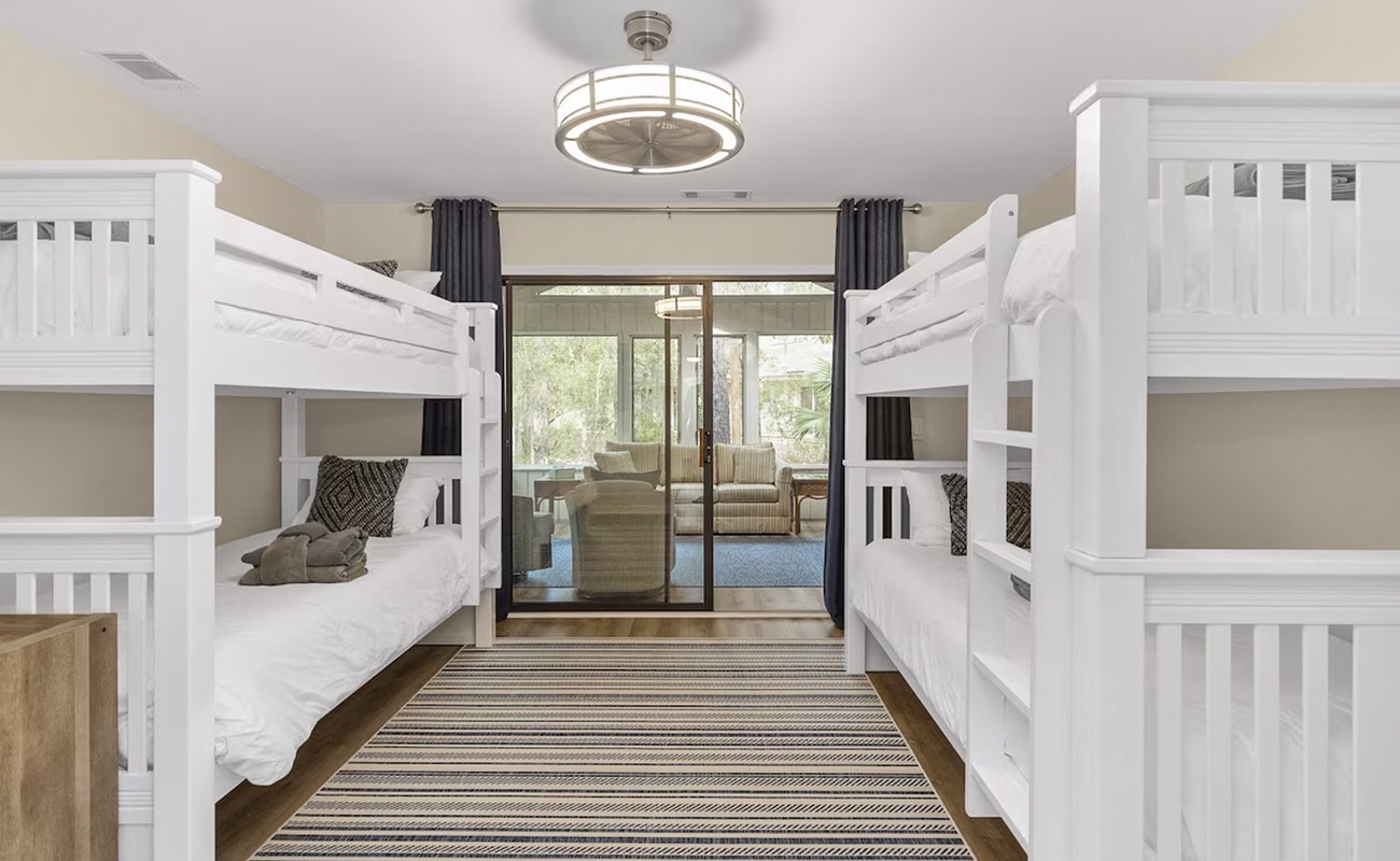 Guest Bedroom with Two Bunk Beds