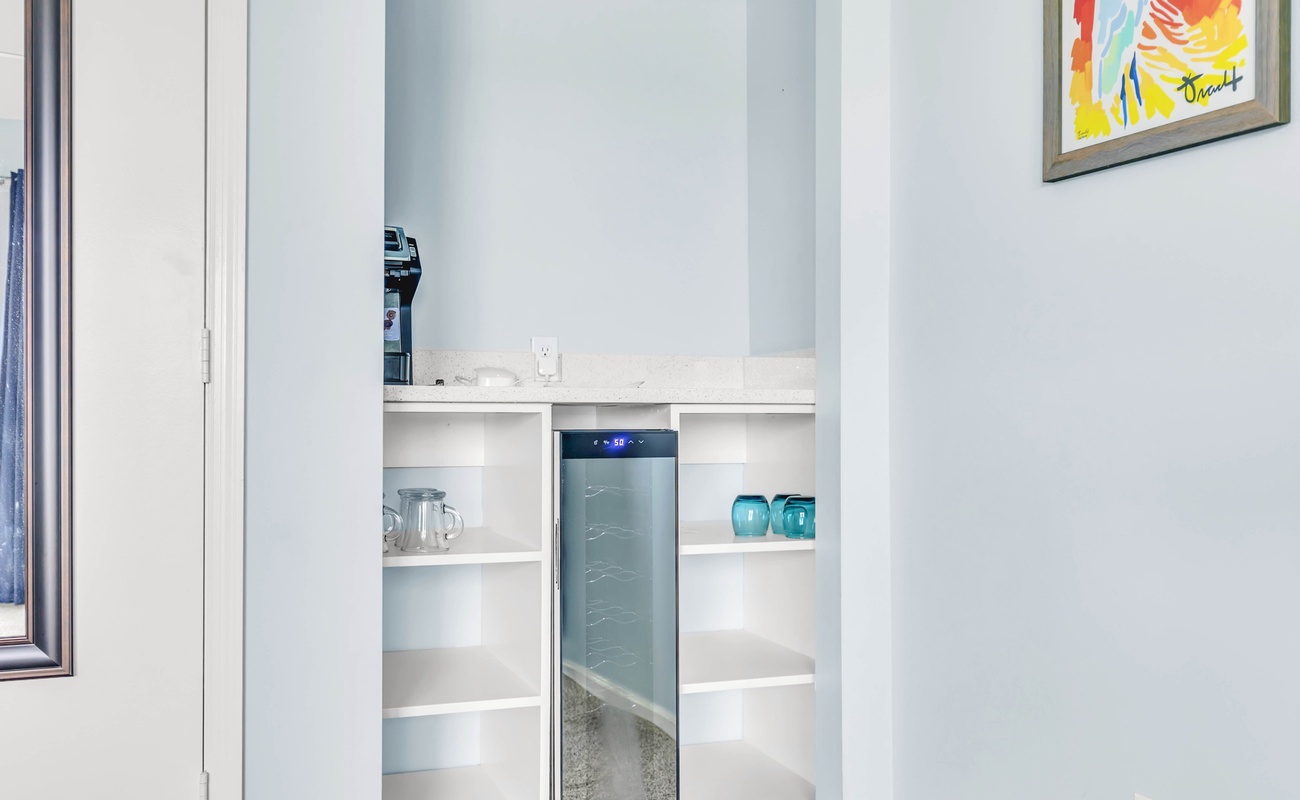 Bar in Primary Bedroom