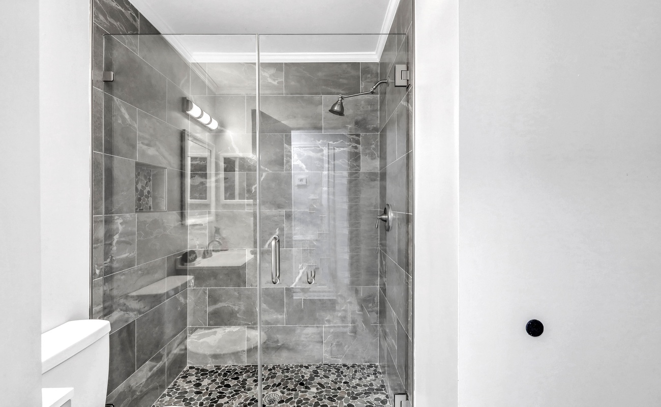 Full Bathroom with Walk-In Shower