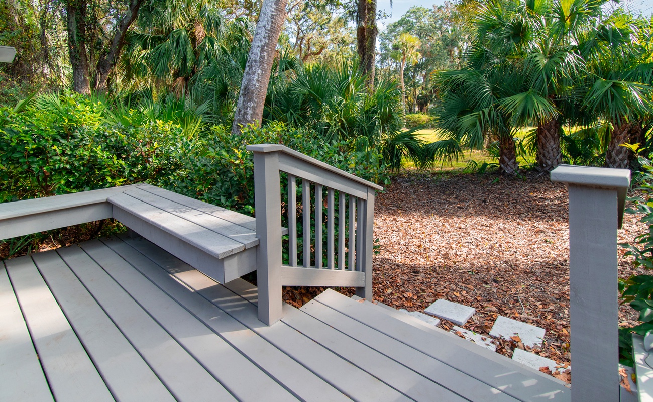 Back Yard Overlooking Golf Course
