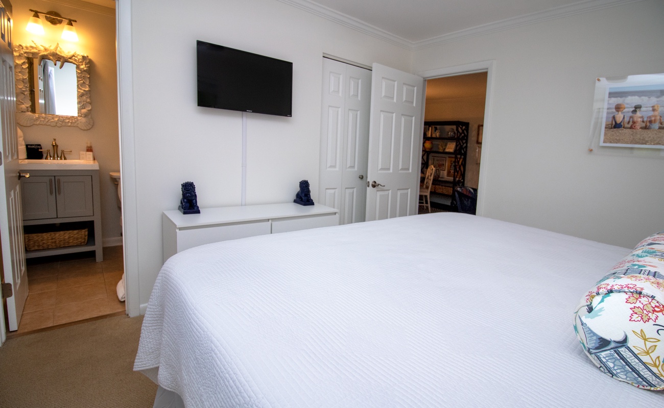 Primary King Bedroom with Private Bathroom