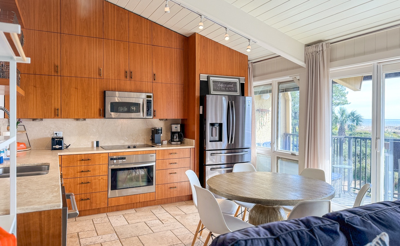 Living Area, Kitchen, and Dining Area