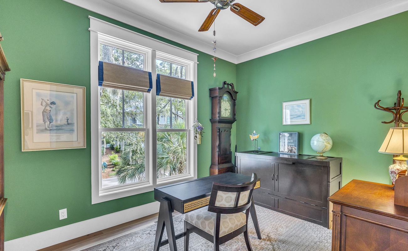Main Floor Office with Queen Murphy Bed