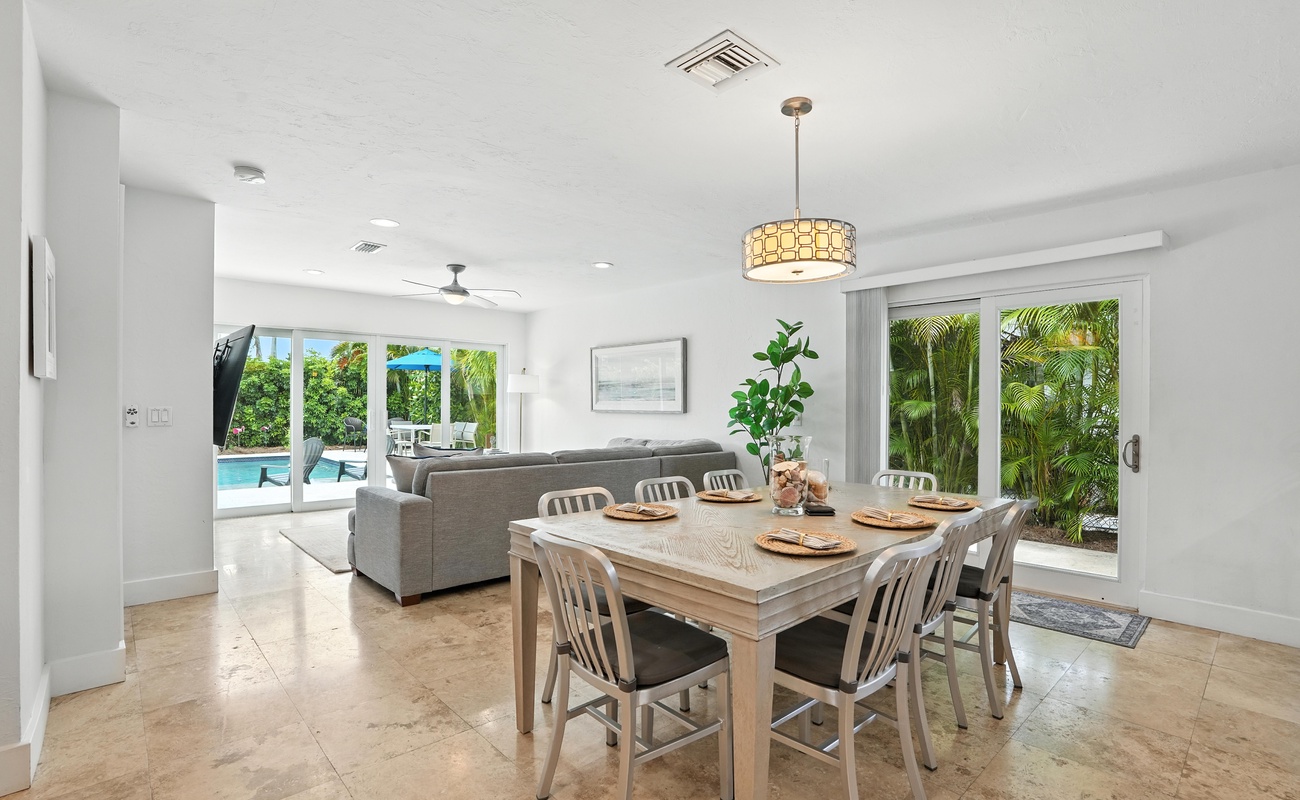 Where dinner flows straight into poolside lounging.