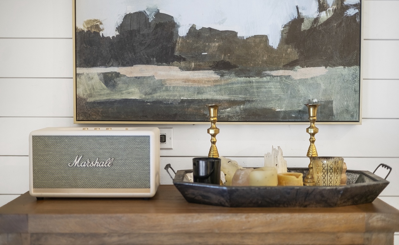 A stylish bar cart ready for cocktails, conversations, and easy hosting.