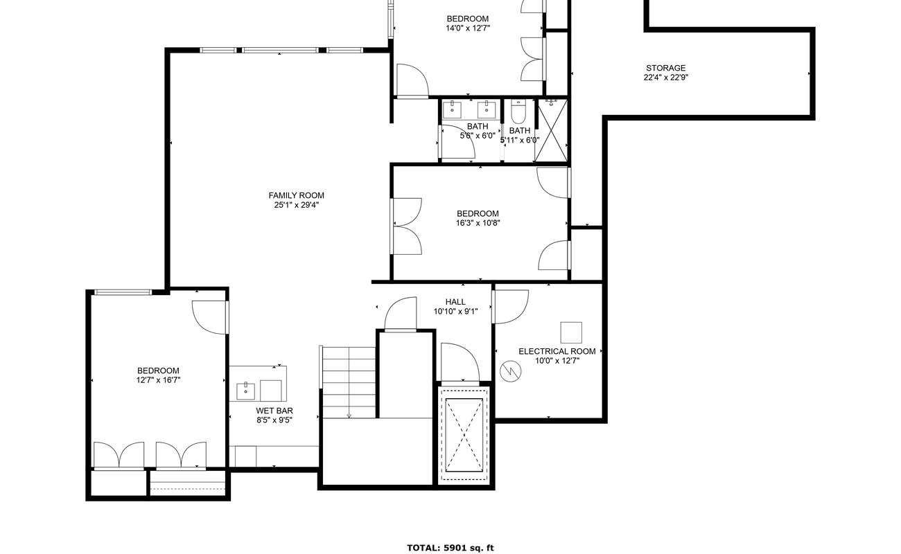 Dunegrass Path's 1st Floor Layout