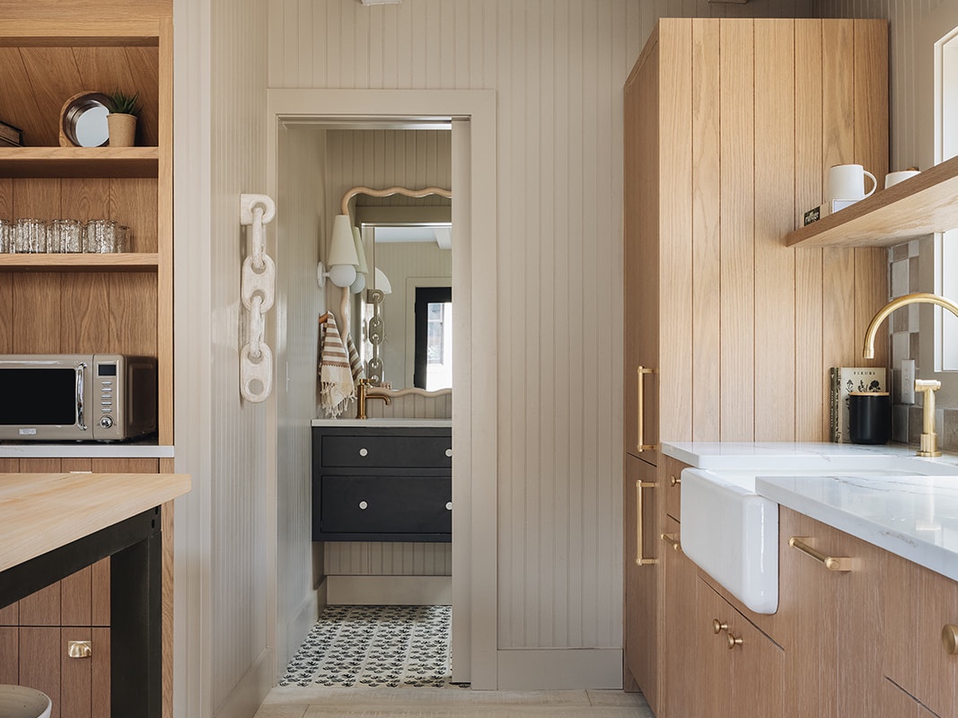 Rich and stylish, the spacious kitchen is inviting and warm - as is every room!