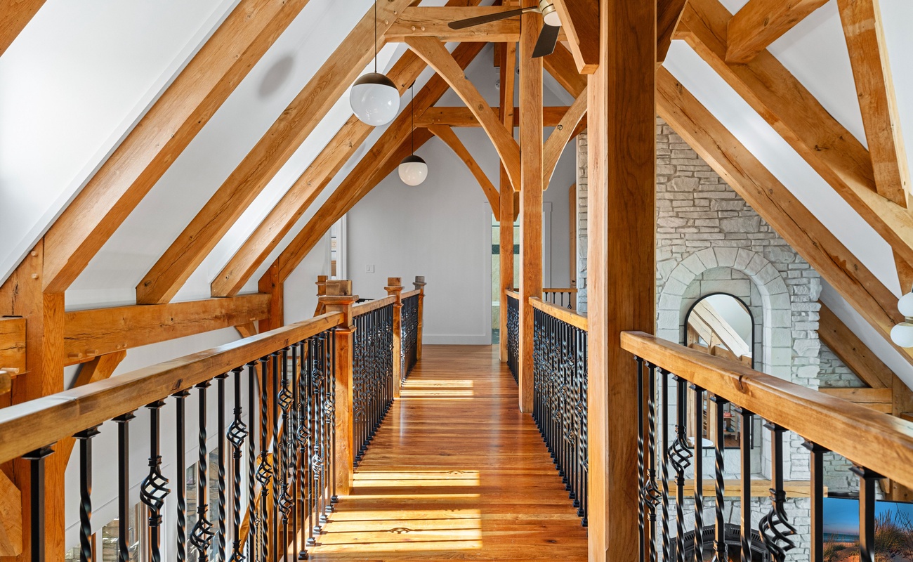 A hallway that feels like a grand entrance to somewhere magical.