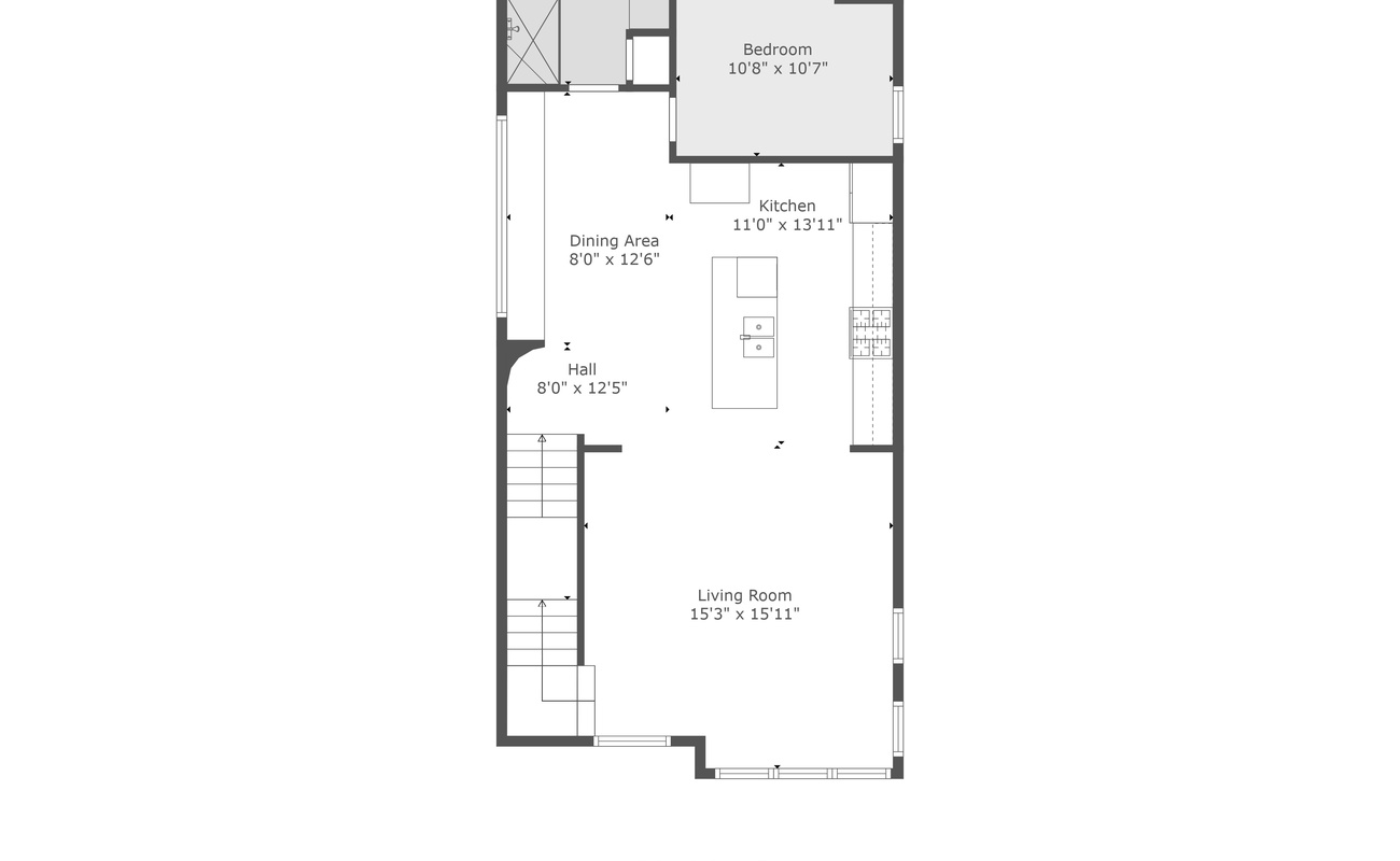 First Floor Layout of The Happy Place.