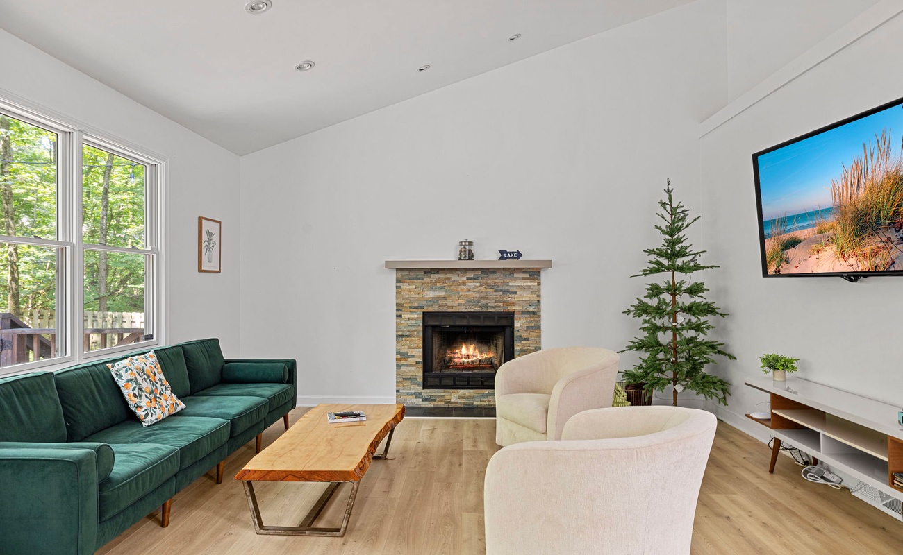 The Hearth Room is a popular place for guests to hang out. For obvious reasons.