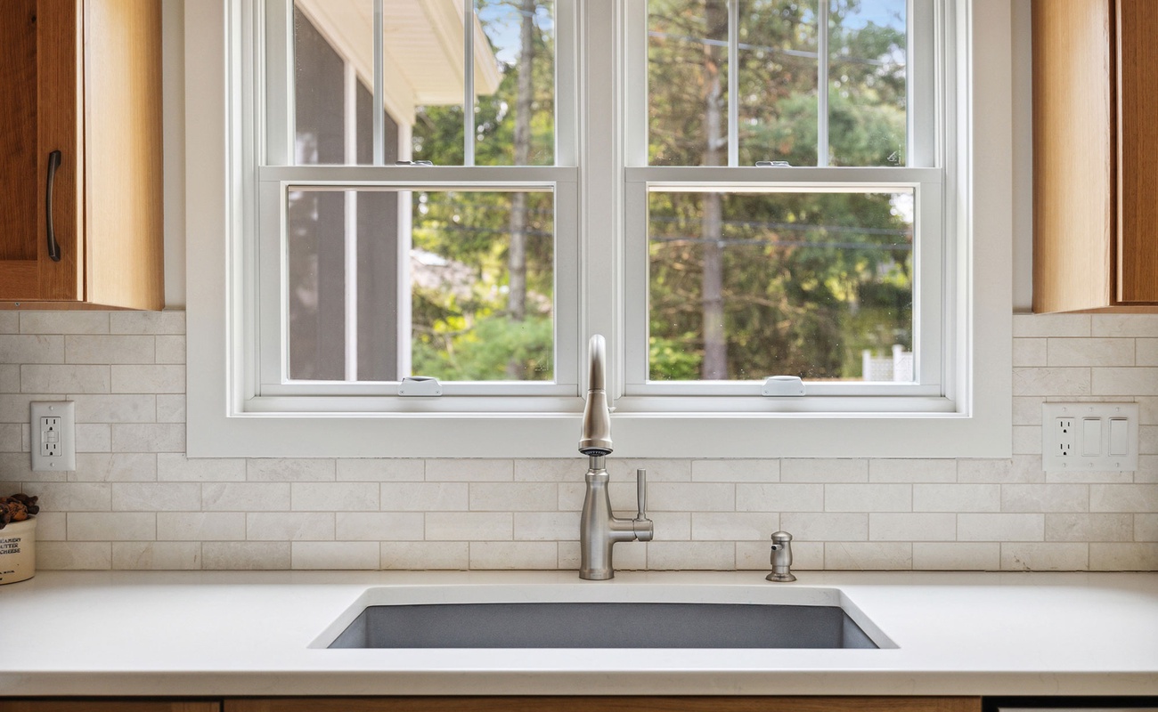 Meal prep is a breeze in this beautiful and functional space.