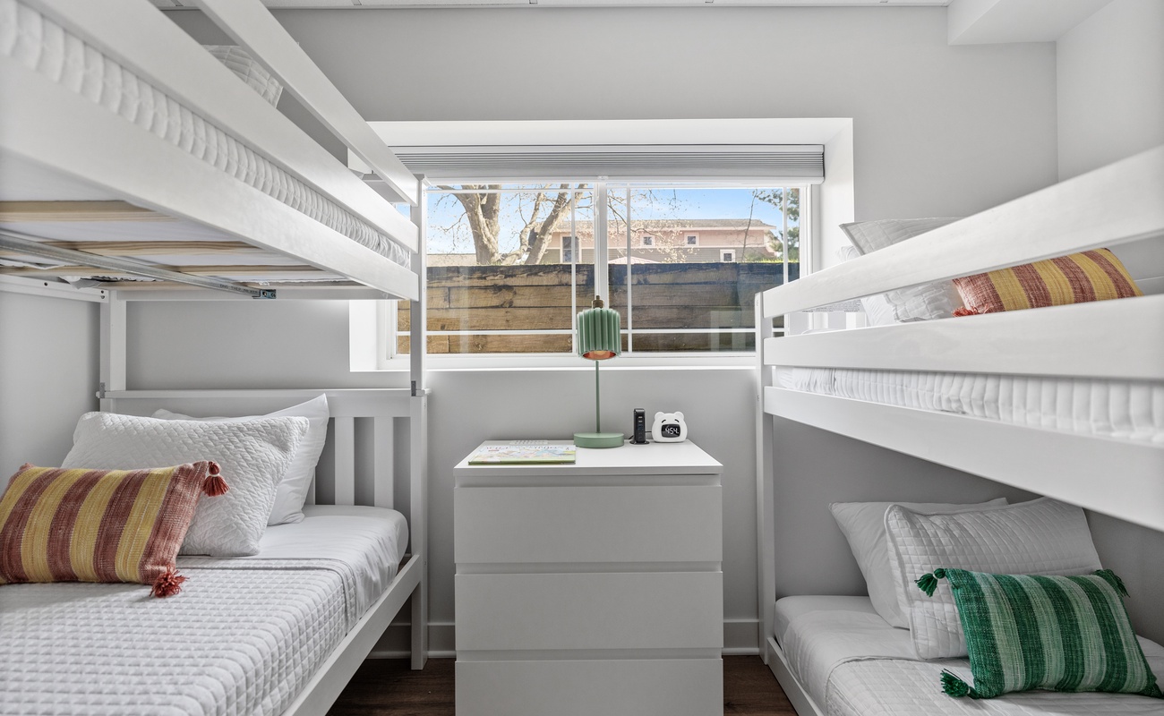 Double the beds, double the fun! Perfect for cousins, siblings, or besties.