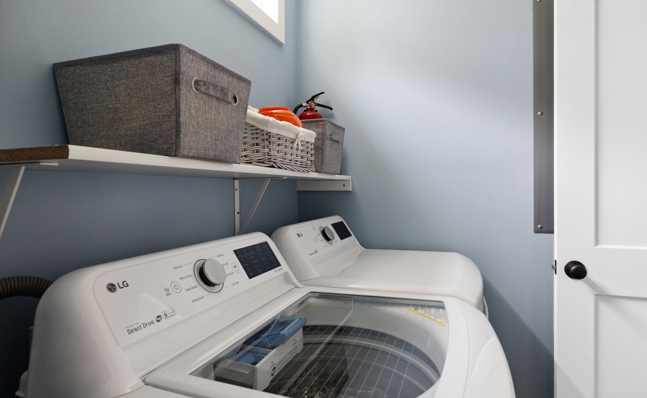 Make the most of your time at Greystone Cottage with access to a W/D.