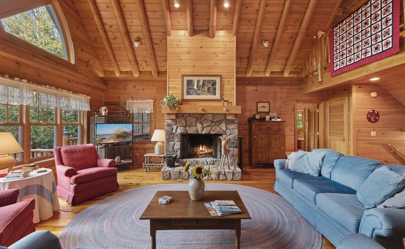 Relax with a good movie after a day of outdoor adventures.