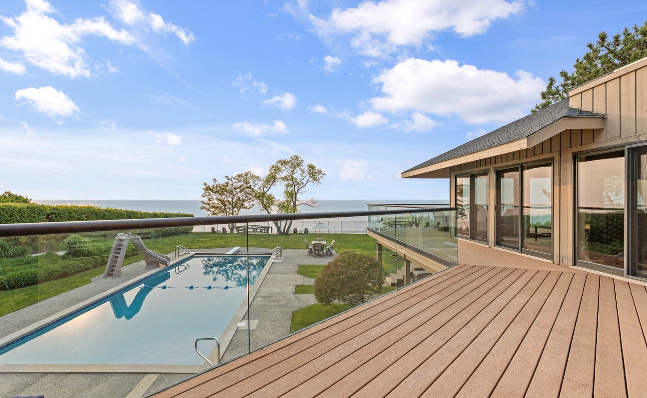 Soak up the view from your private, sun-drenched deck.