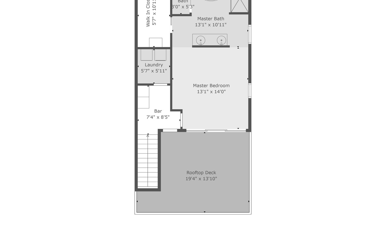 Third Floor Layout of The Happy Place.