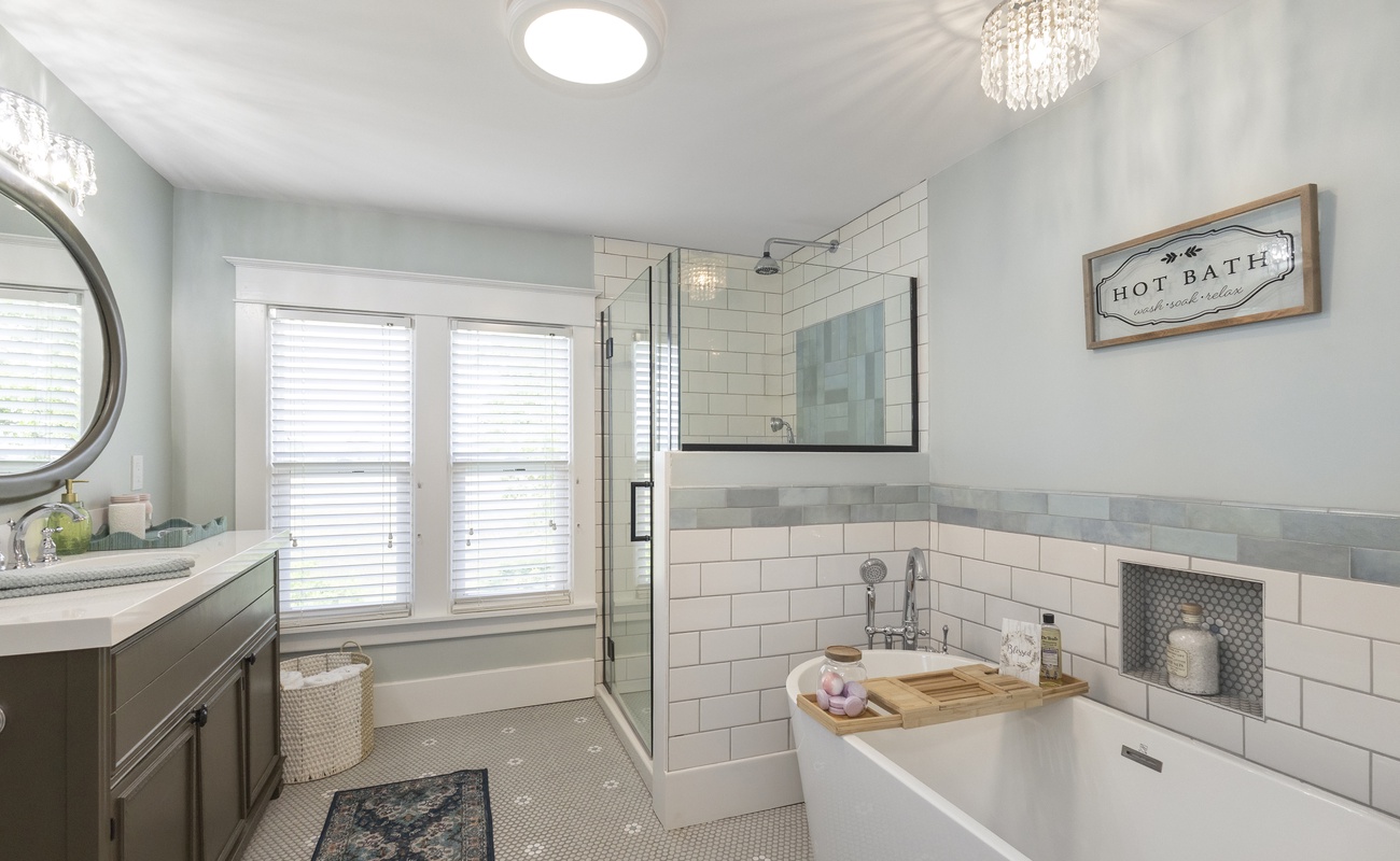 Where bubble baths and blissful mornings begin.