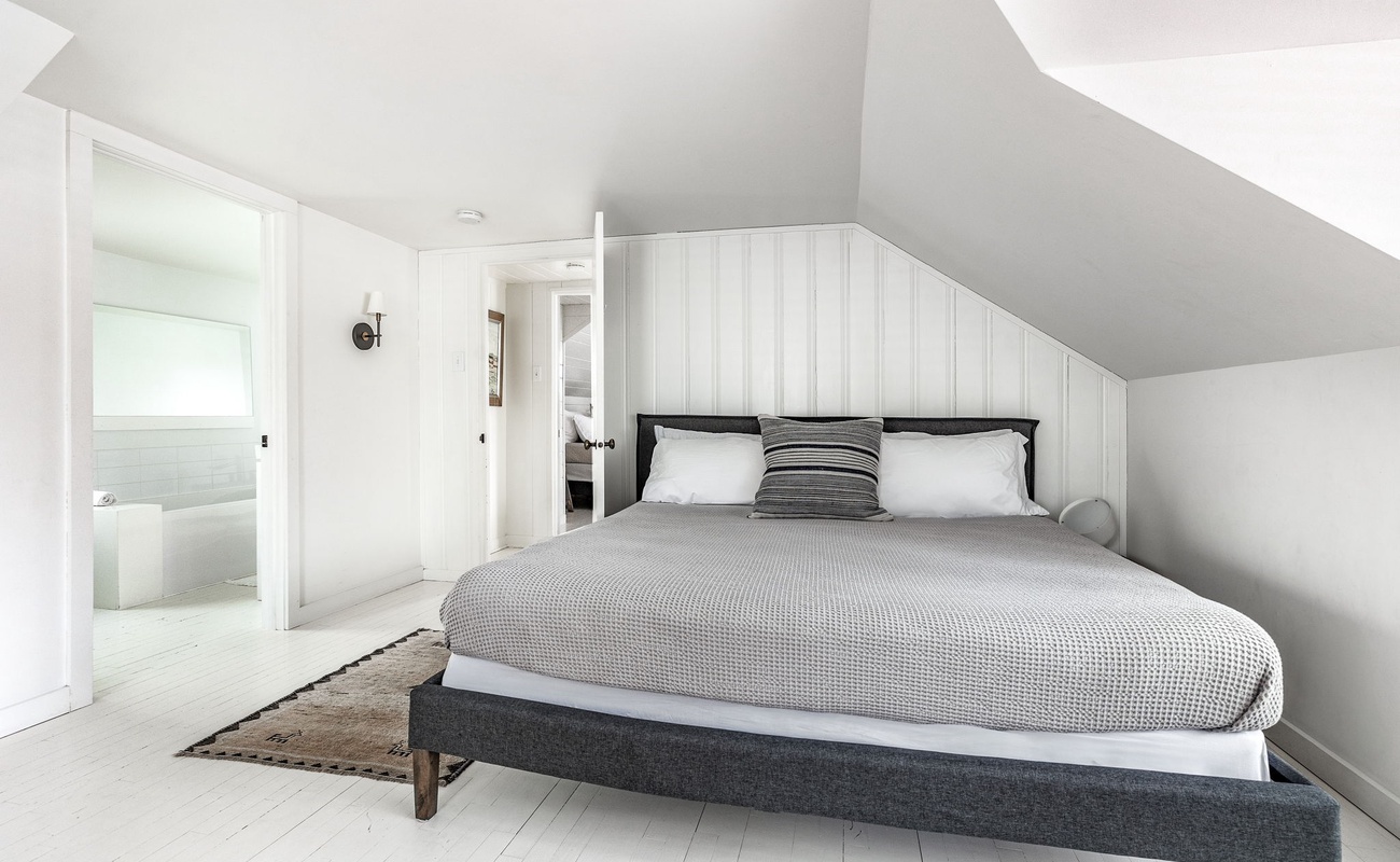 Bedroom 3 is on the upper level & has a king and 2 twin-size bed.