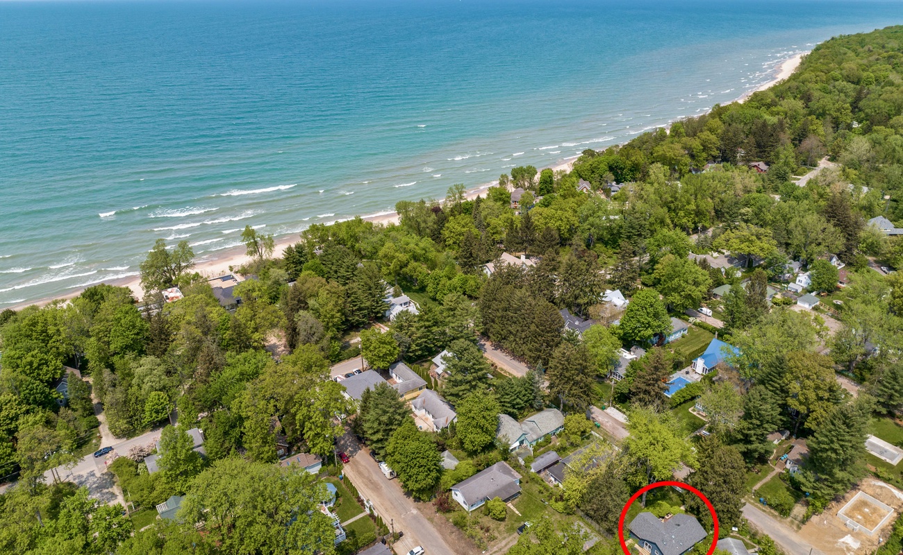 Walk 1 block to our private neighborhood beach!