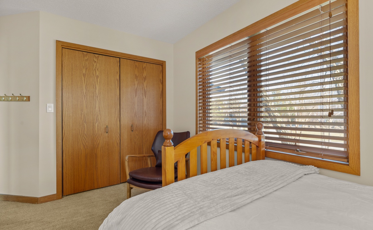 Closet space: check. Comfy bed: double-check. Beach just steps away? Dreams really do come true here!