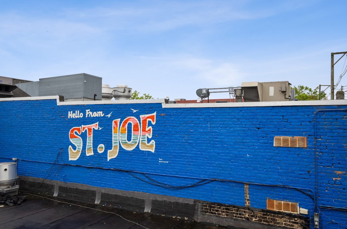 Snap a pic—St. Joe’s best backdrop is right next door.