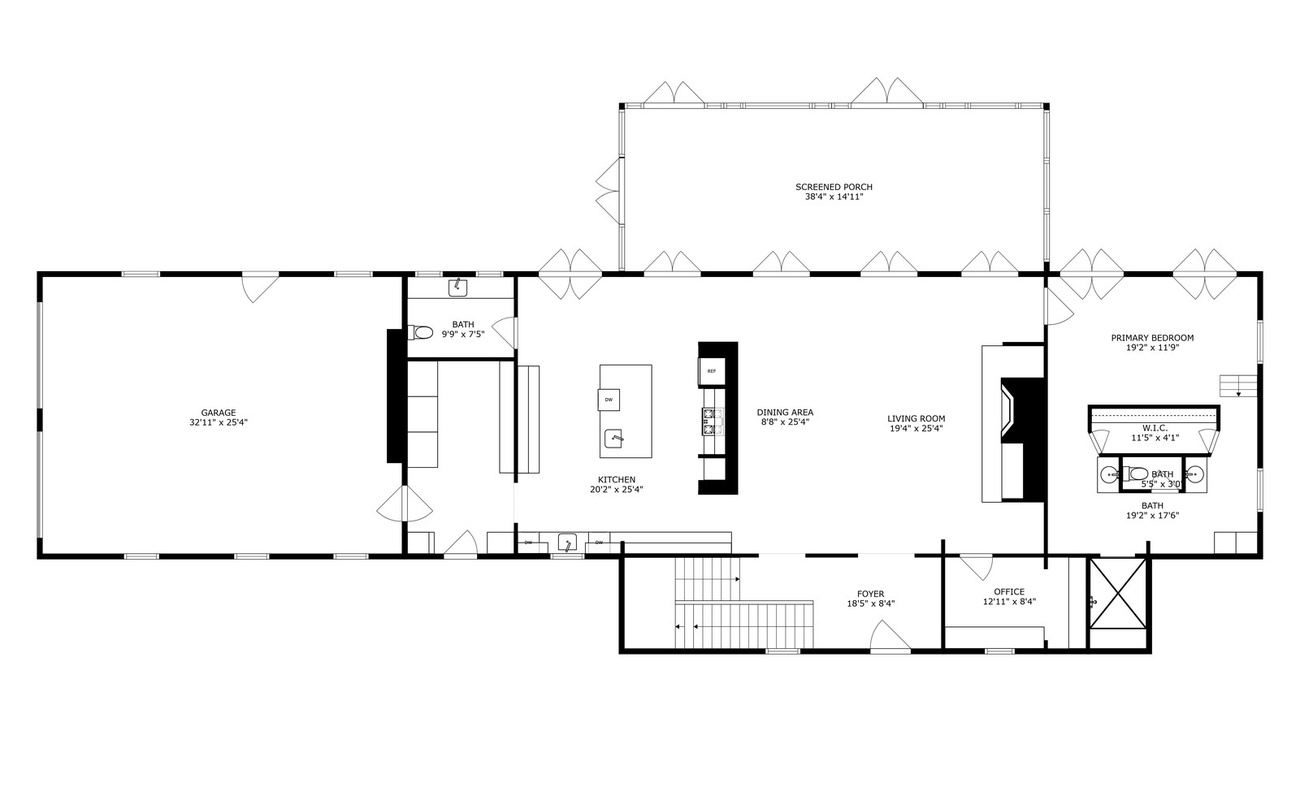 Wilder Woods Main Floor Plan.