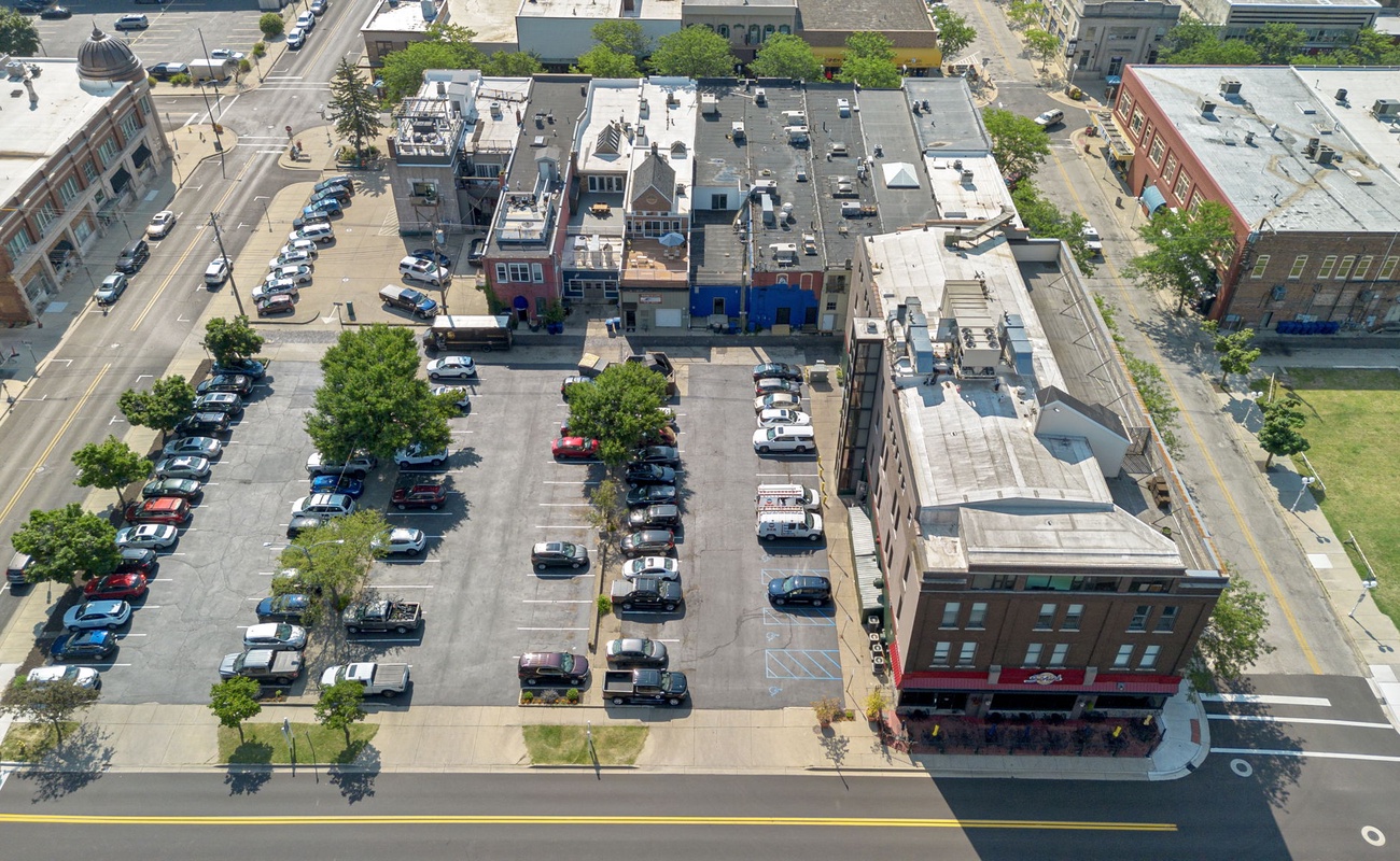 Convenient and spacious parking right in the heart of the city!