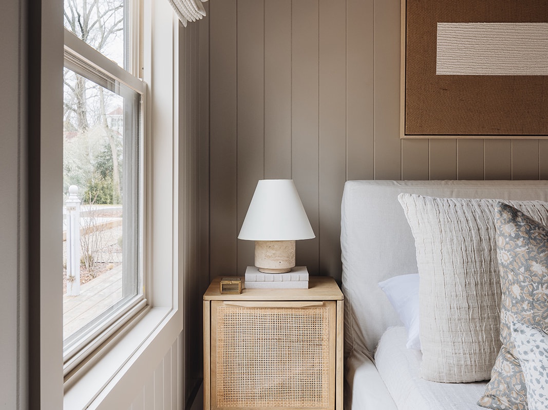 Our designer loves making each bedroom a lush sanctuary for visiting guests.