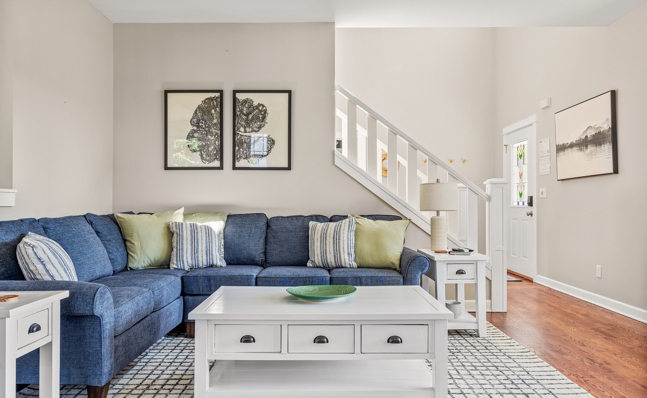 Comfy couch, sunny corners—this is where the good times lounge.