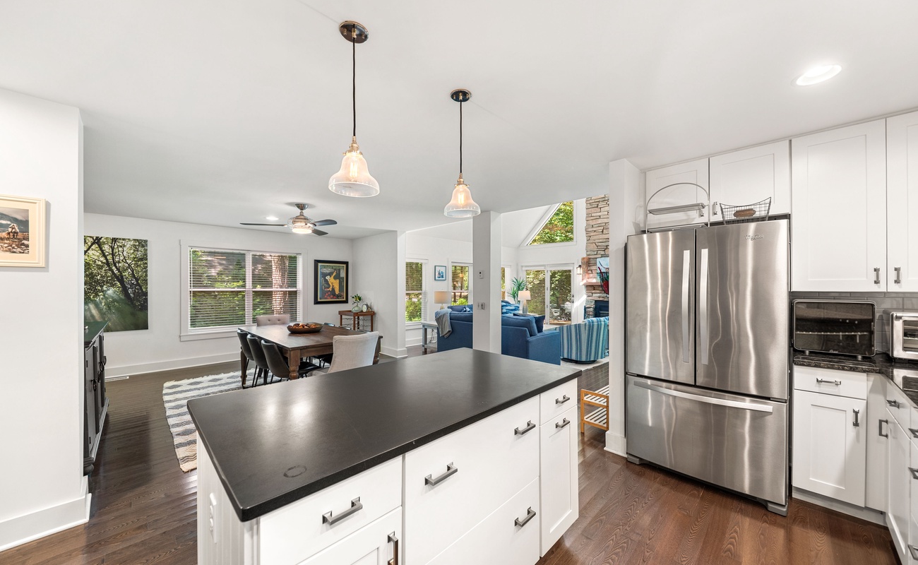 Open-concept living with style, space, and light.