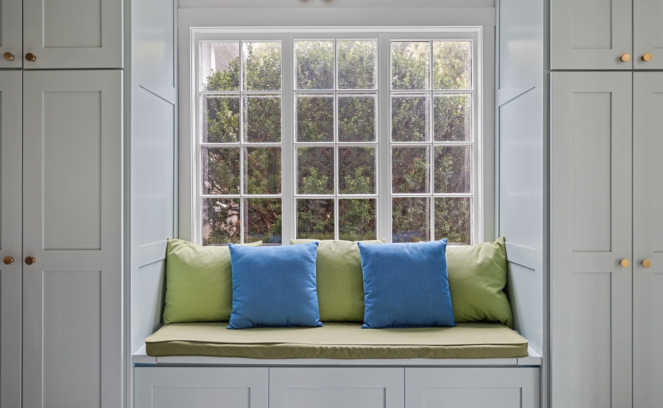 Sweet nooks abound here, peaceful places for reading, reflecting and relaxing