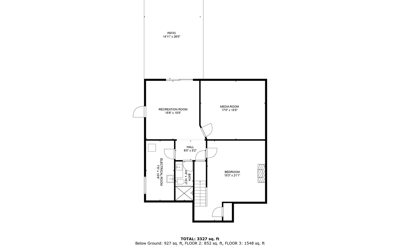 The Moose House's 1st Floor Lay out