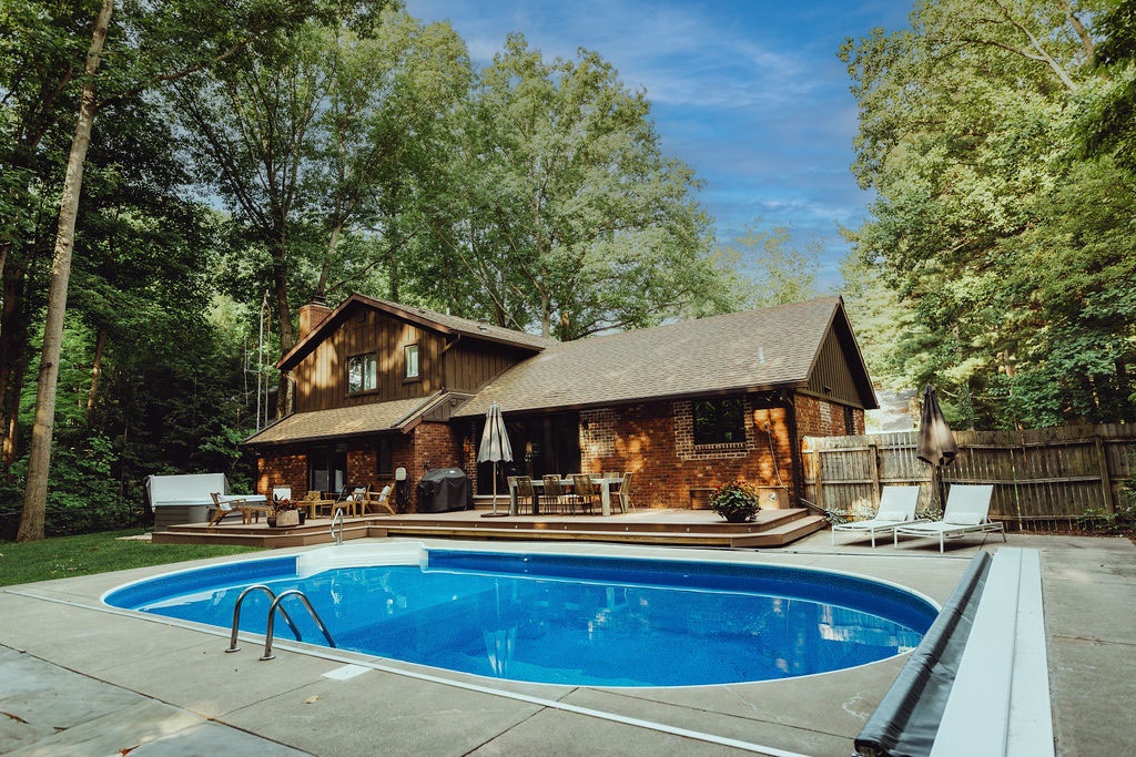 The Loma House retreat with a pool perfect for sun, swims, and time together.