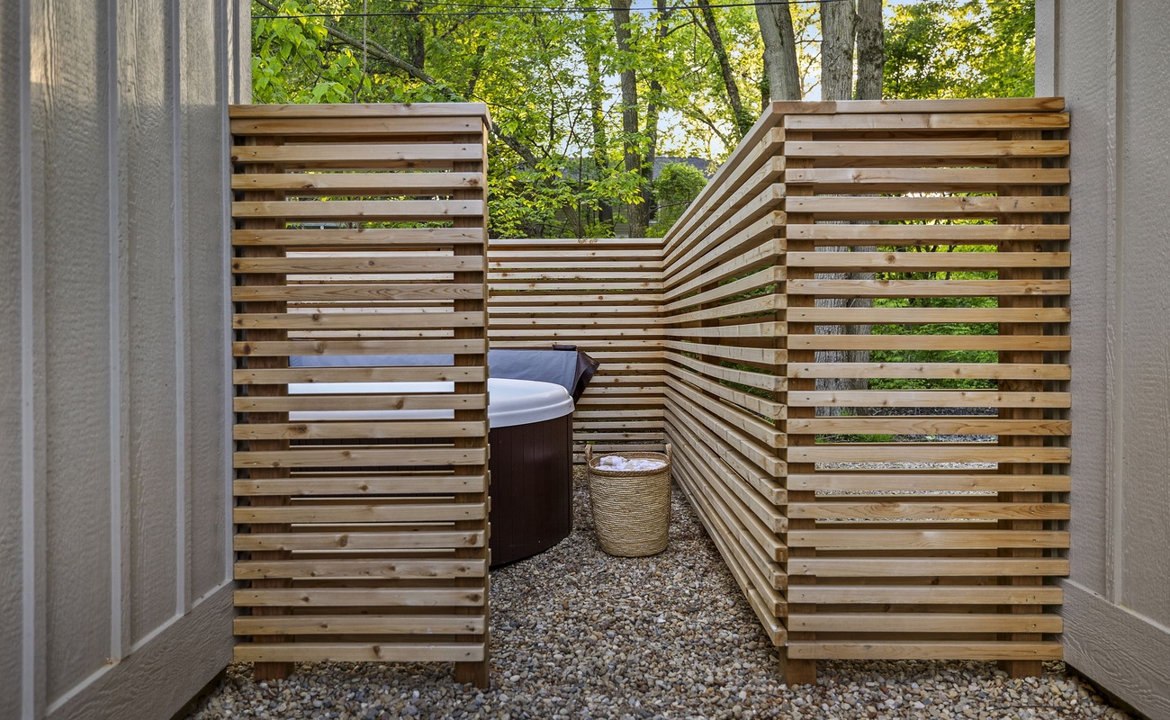 There's nothing like a wood-fired hot tub to melt away the stress of the day.