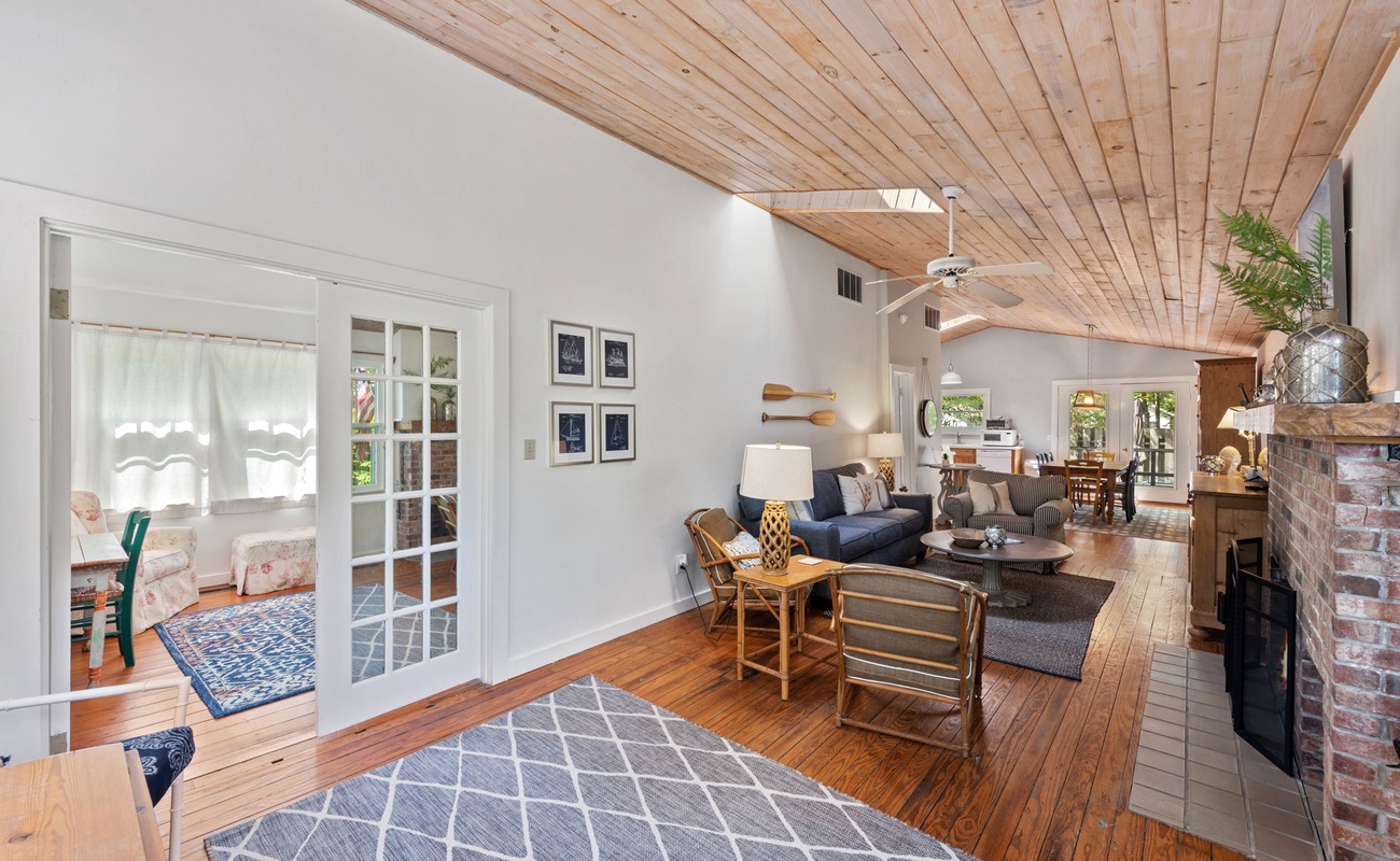 This cozy space will be the heart of your vacation home-away-from-home.