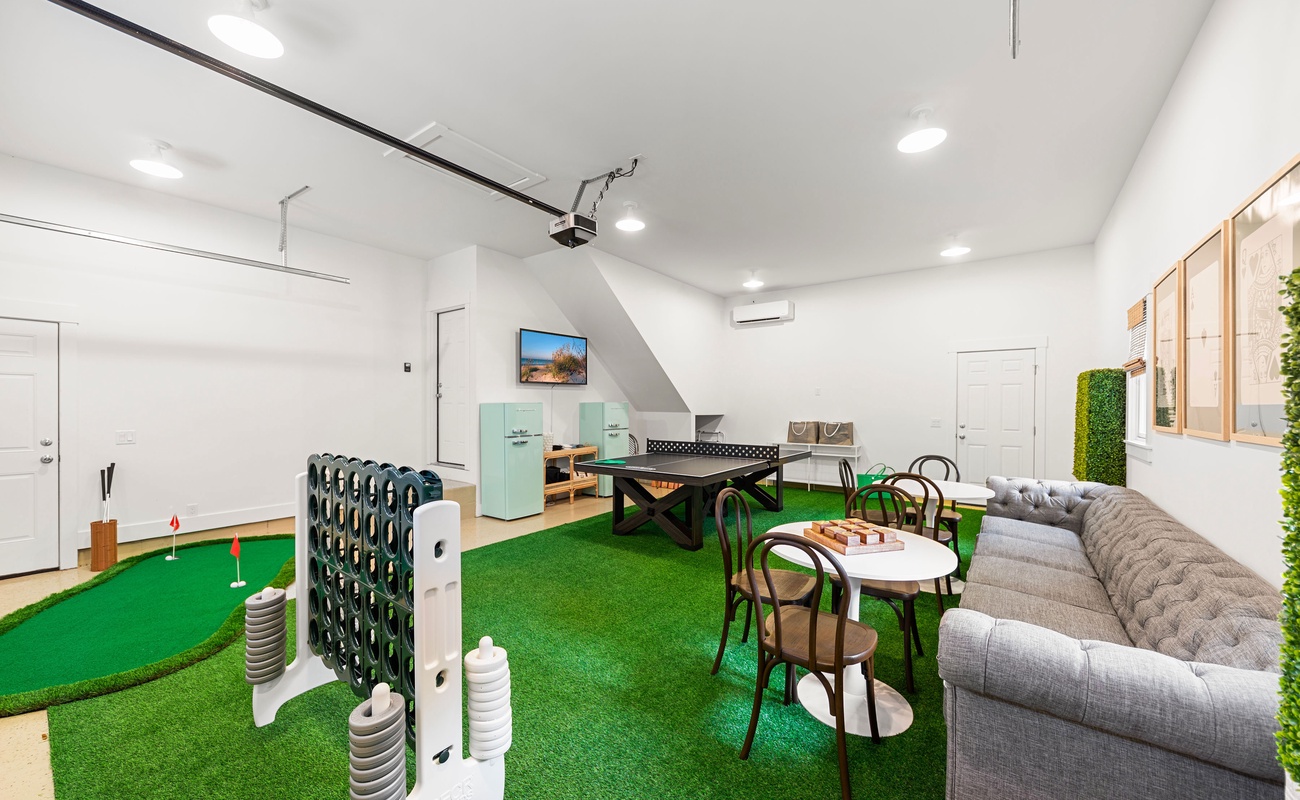 All in on fun! Whether you're playing cards or just kicking back, this is the place to be!