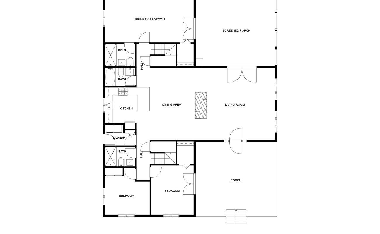 Casa Azur's 1st Floor Layout