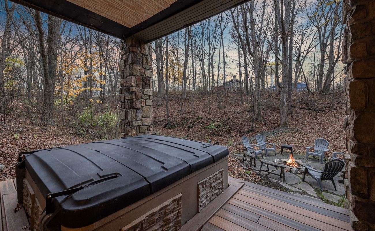 From bubbles to bonfires, this spot has it all!