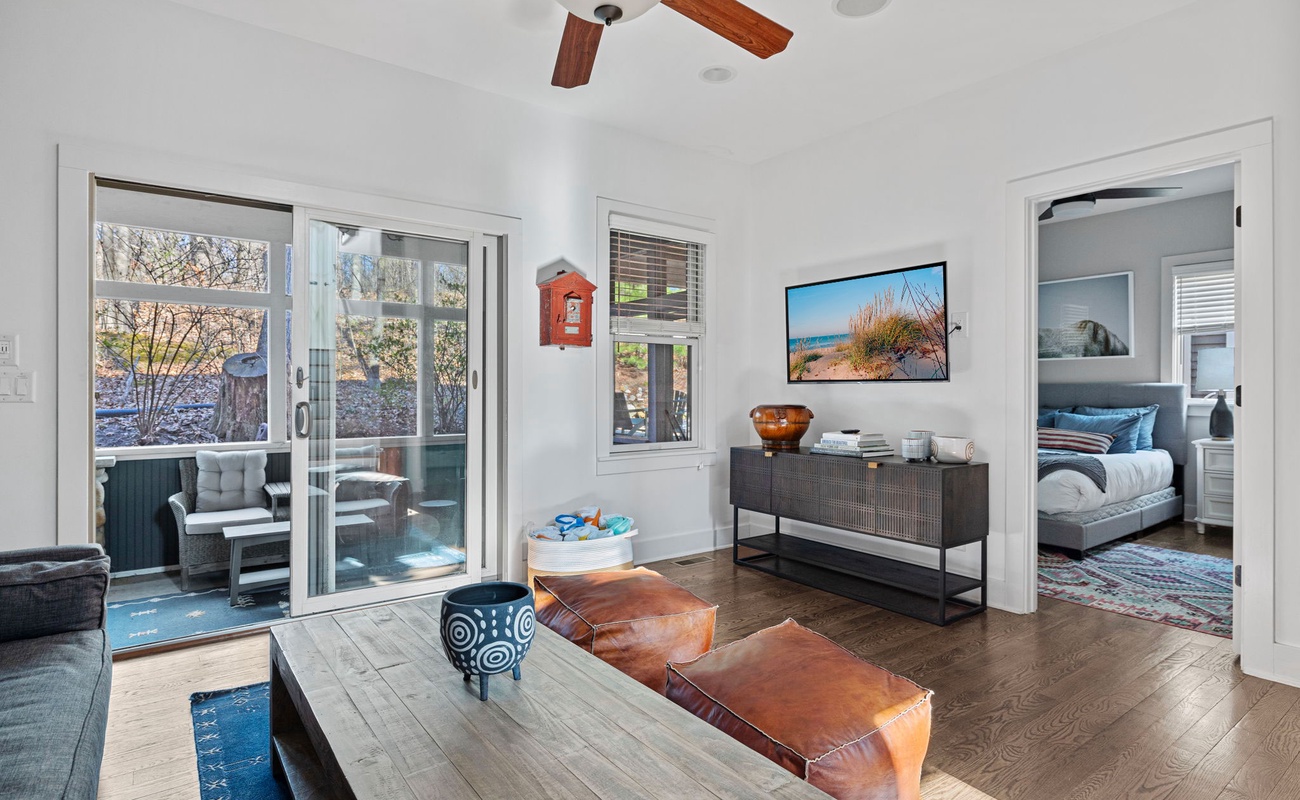 Conveniently step out to the private hot tub on the covered lanai.