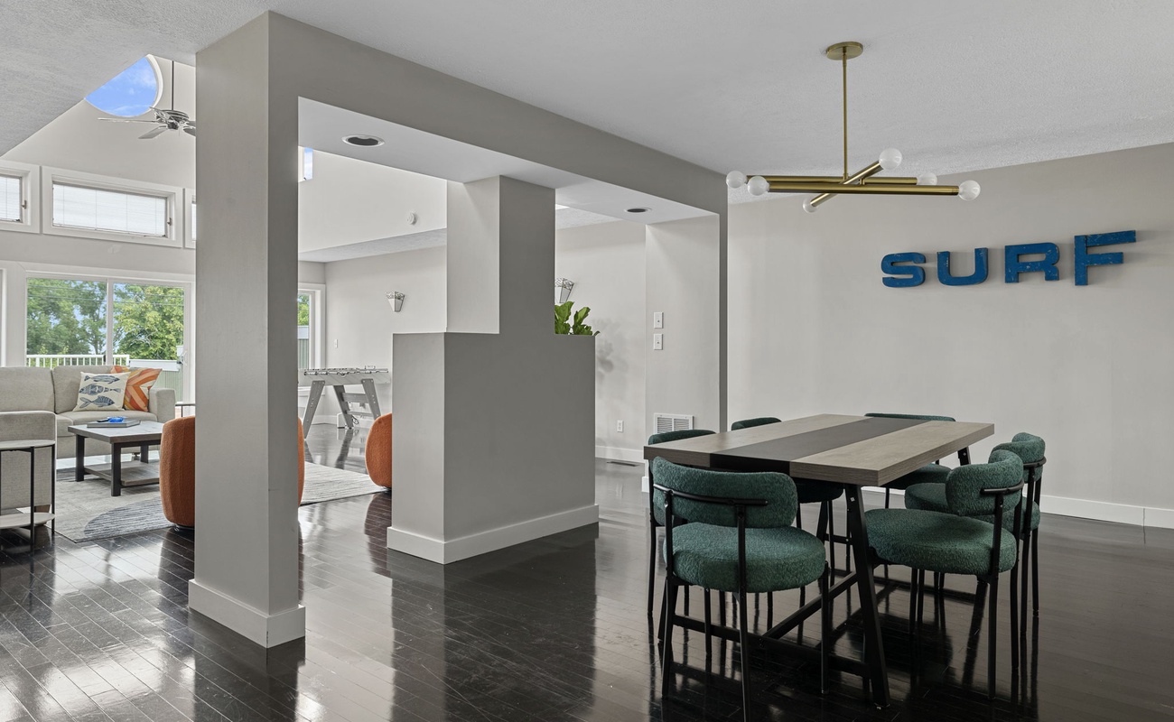 Dining with a view and a touch of surf!