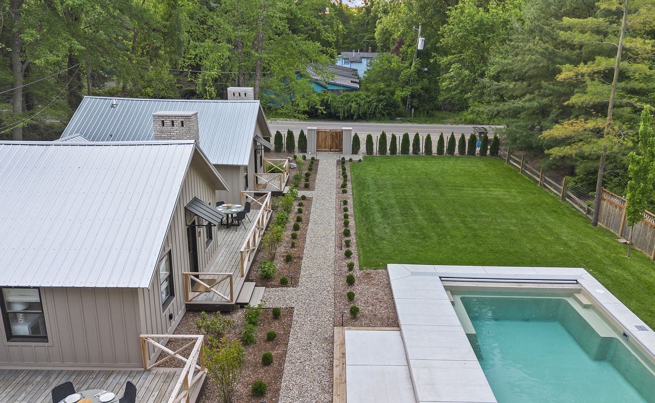 Our backyard oasis is the perfect spot to soak up the sun and make unforgettable memories.