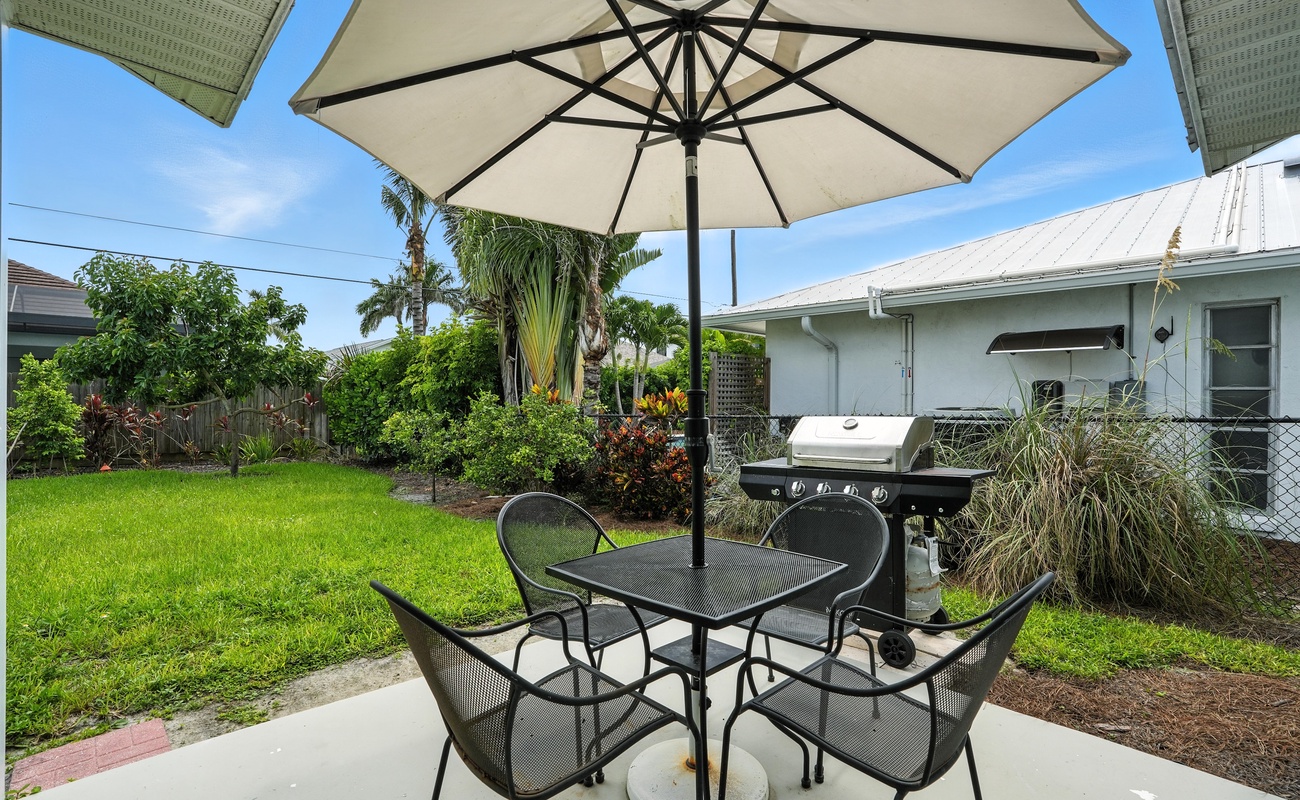 Savor sunshine and sizzle at your private patio BBQ.